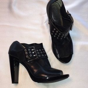 MICHAEL by Michael Kors Black Heels with Buckle